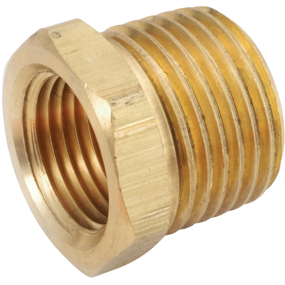 1/2 In. Mpt X 3/8 In. Fpt Lead-free Brass Hex Reducing Bushing