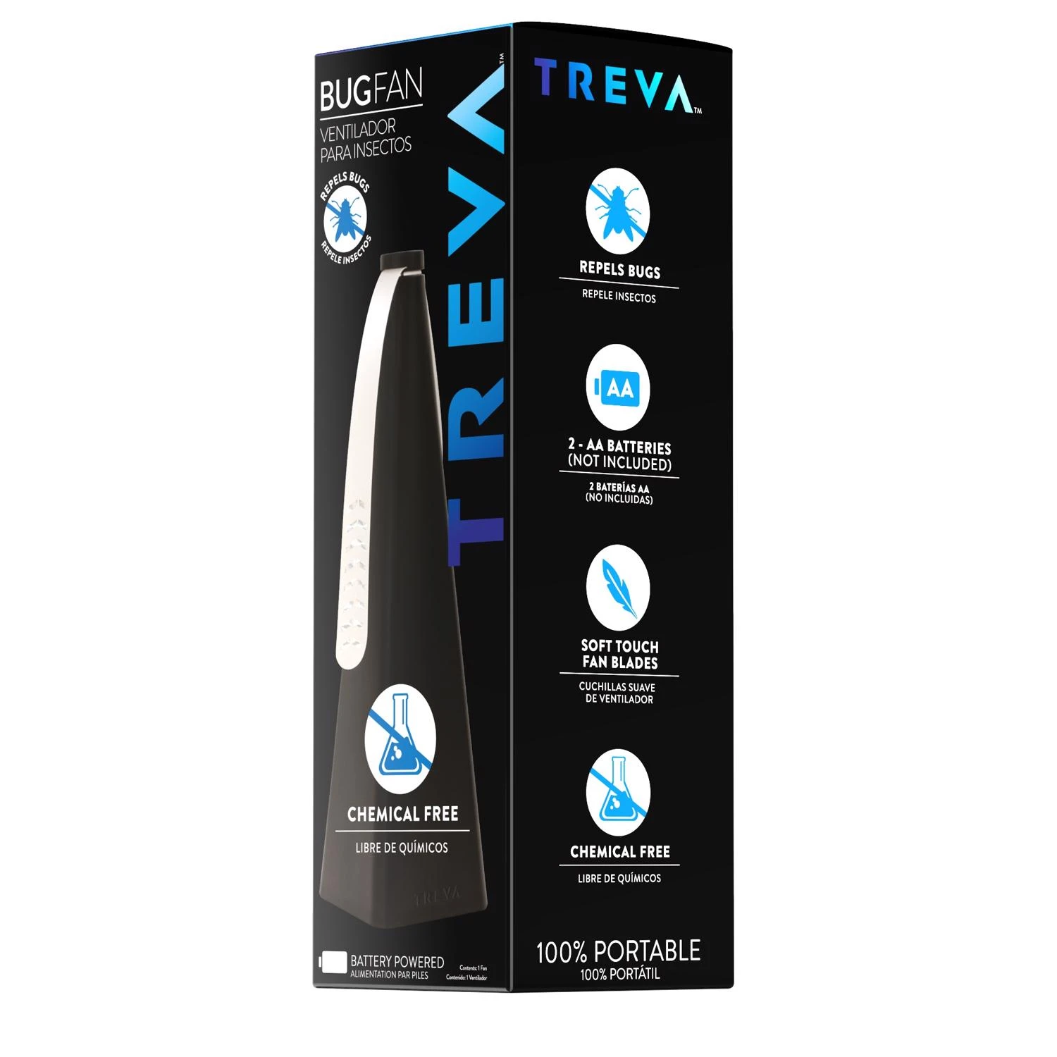 Treva Bug Repellent Fan, Battery Operated