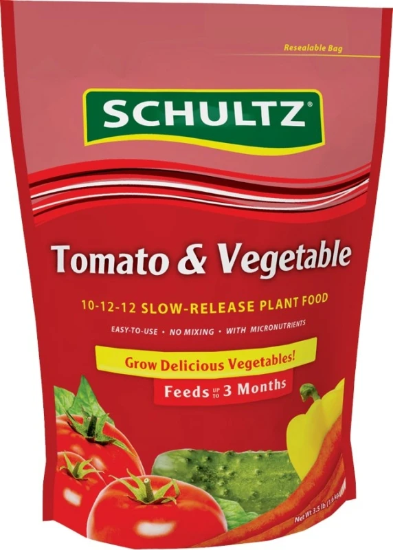 Tomato & Vegetable Slow-release Plant Food, 10-12-12 Formula, 3.5 Pounds
