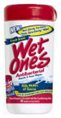Face & Hand Wipes, Antibacterial, 40-ct.