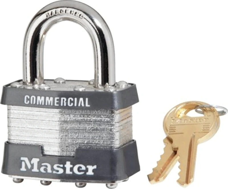 2-inch Laminated Keyed Padlock With 1-inch Shackle And Key #a297