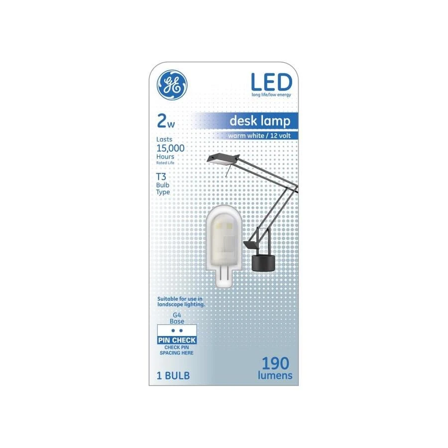 Ge T3 Led Light Bulb - Warm White, 190 Lumens, Energy Efficient