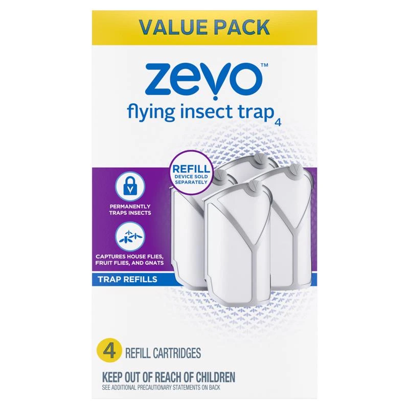 Zevo Insect Trap Refill Kit (4-pack)