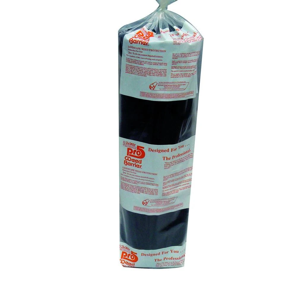 Pro-5 Weed Barrier Landscape Fabric, Black, 3' X 250' Professional Grade