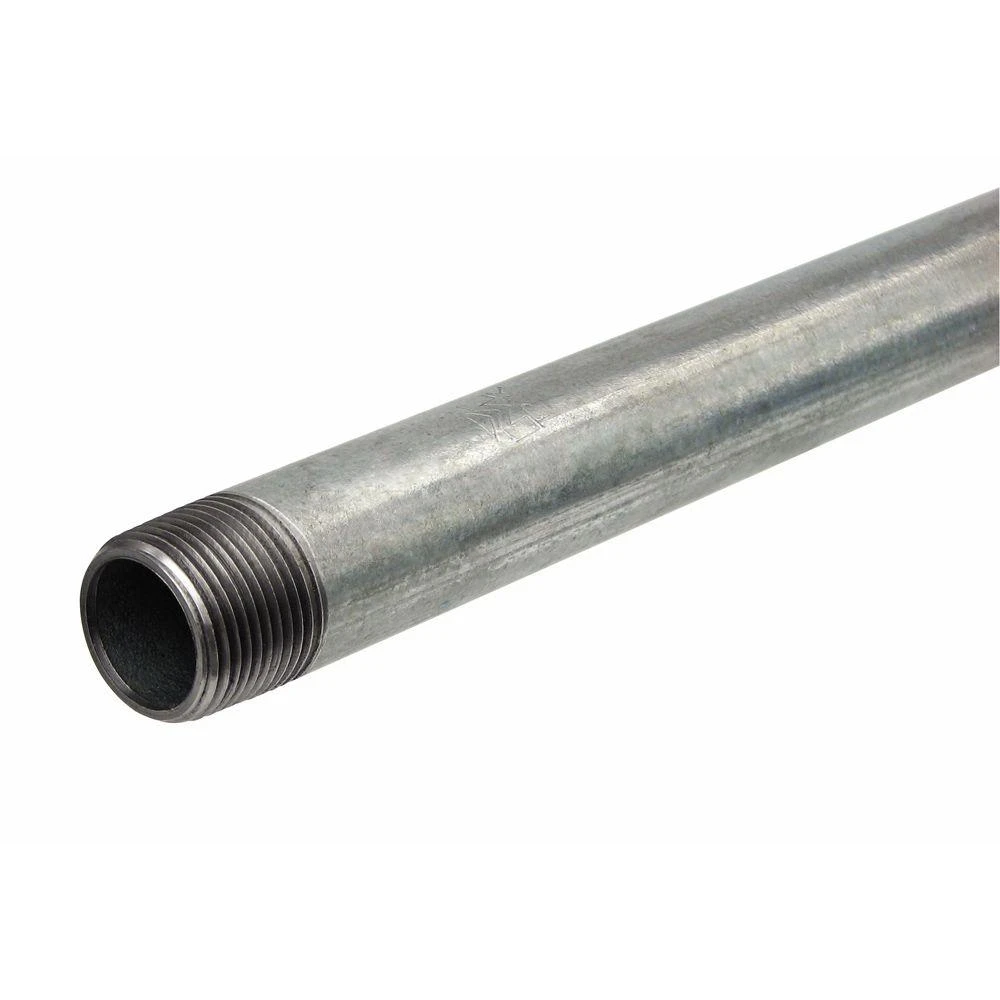 3/4-inch X 18-inch Galvanized Steel Pipe - Durable Plumbing Solution