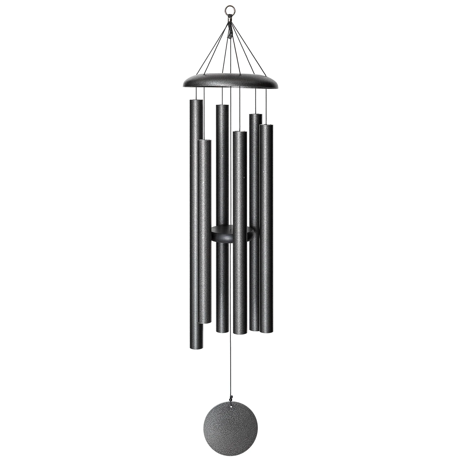 Silver Vein Aluminum 50 Inch Wind Chime With 6 Tubes
