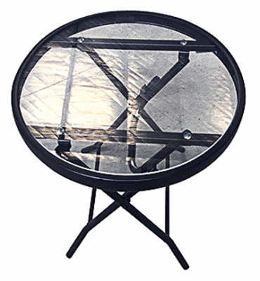 Marbella Side Table, Steel, 16 Inch Round - Perfect For Outdoor Living