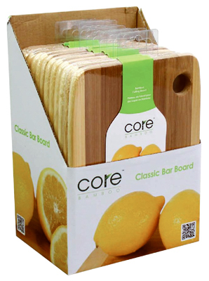 Bamboo Cutting Board, 6 X 8 Inches, Fda Approved, Core Home Model Cdu686-tv