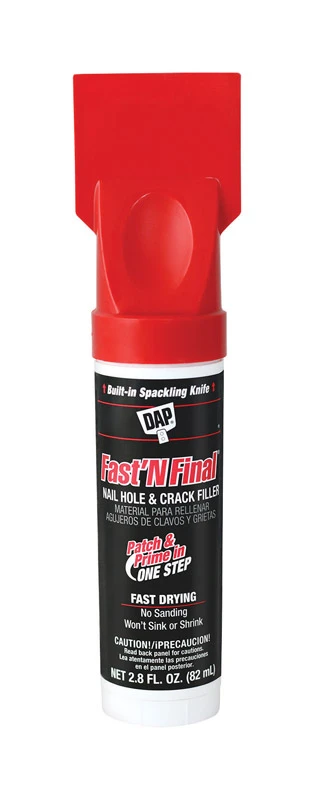 Fast 'n Final Ready To Use White Spackling Compound 2.8 Oz. For Quick Repairs