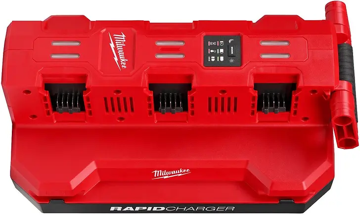 M18 Six Bay Daisy Chain Rapid Charger