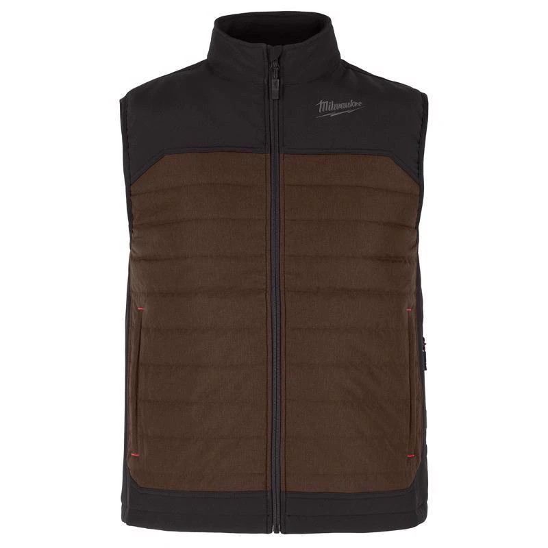 M12 Axis Men's Medium Brown Heated Vest Kit With Battery