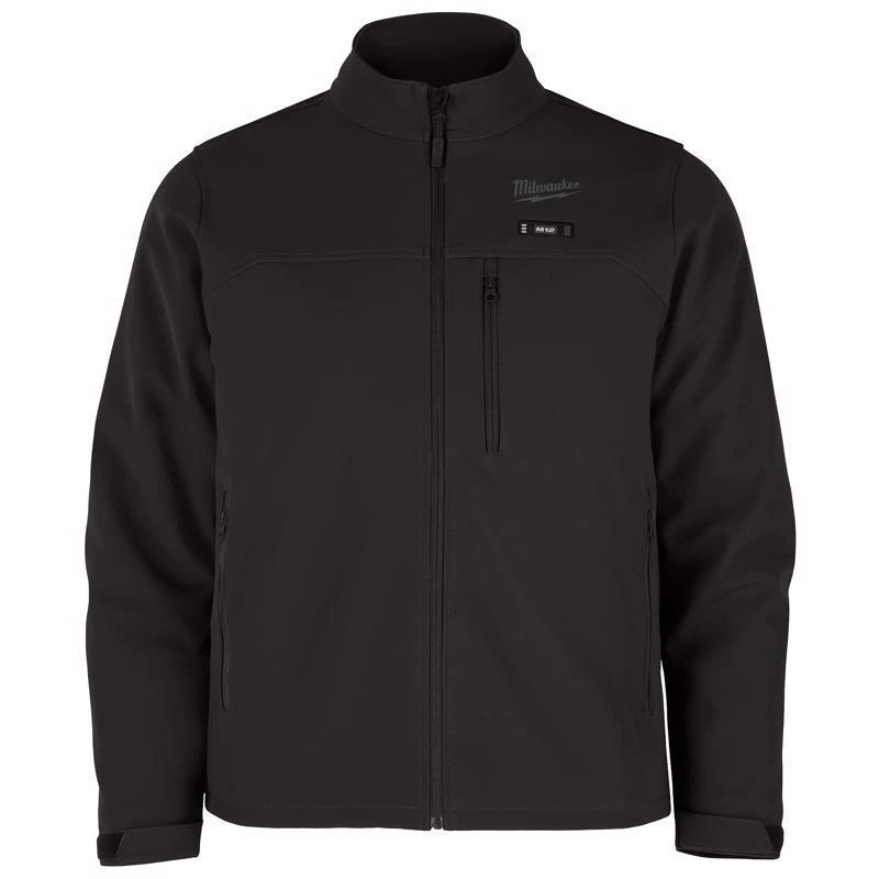 Xxl Unisex Heated Jacket With Charger And Power Source, Black