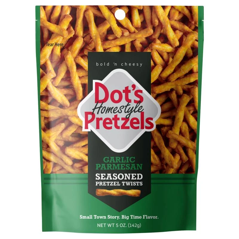 Dot's Homestyle Parmesan Garlic Pretzels 5 Oz Bagged