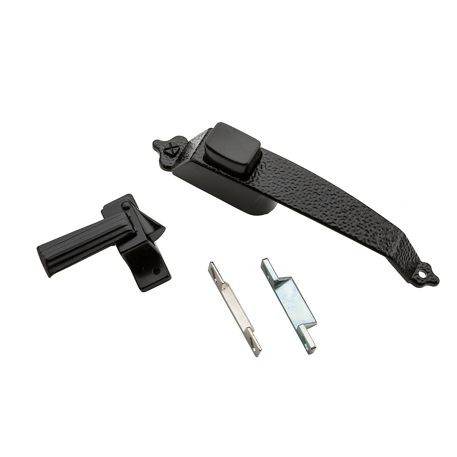 Screen & Storm Door Push Button Latch, Colonial Black