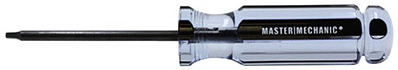 #1 X 3" Round Square Recess Screwdriver With Comfort Grip Handle
