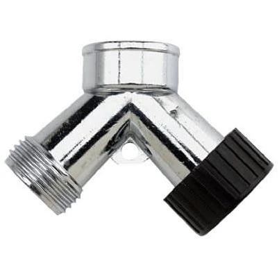Durable Zinc 2-way Y Connector For Efficient Watering