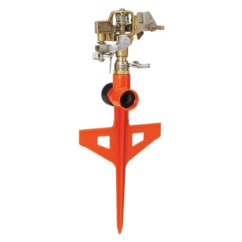 Green Colorstorm Stake Impulse Sprinkler 10-15064 14-inch Lawn Care Tool