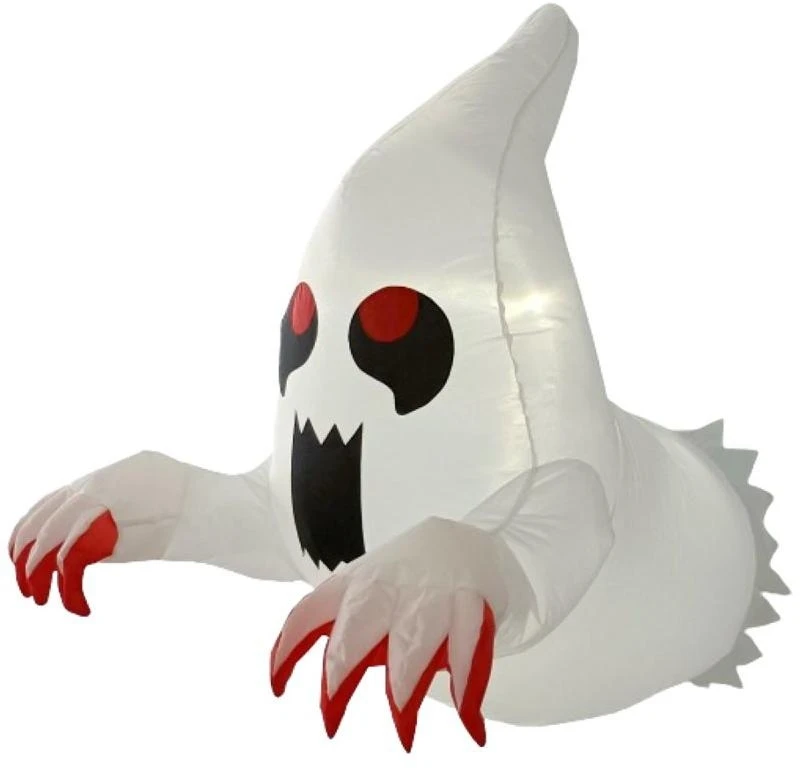 Santas Forest 90980 3.5‑foot Inflatable Ghost – White Polyester With Led Light, Indoor/outdoor