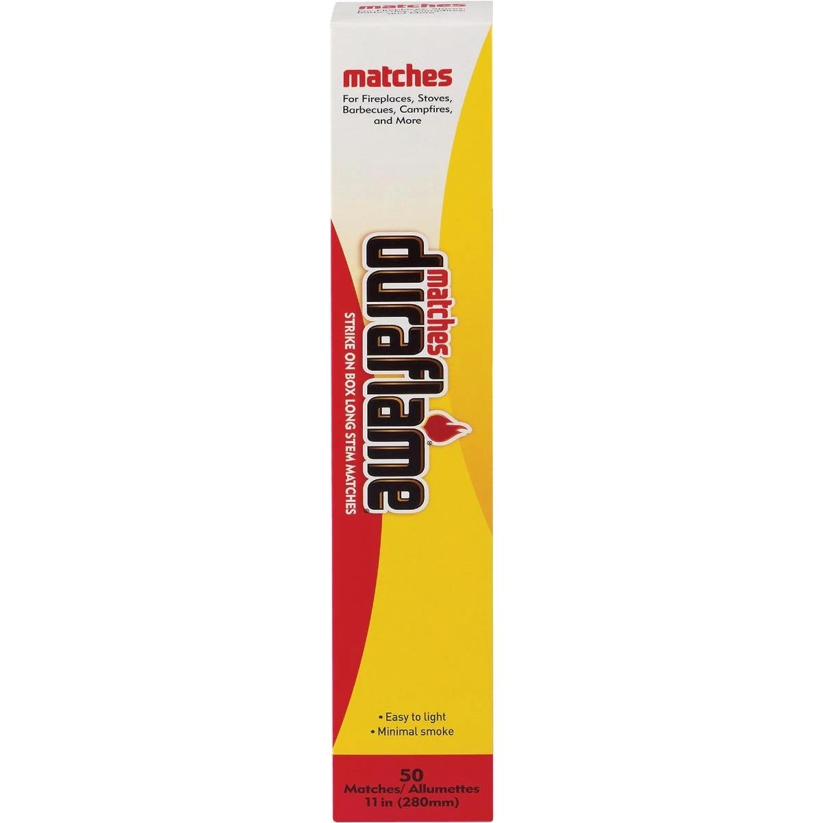 11 In. Strike On Box Safety Matches (50-pack)