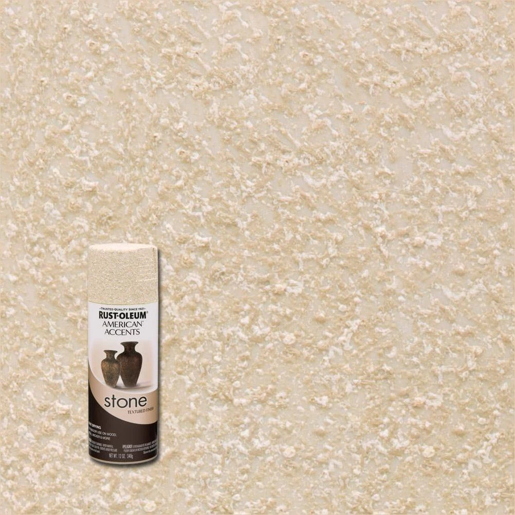American Accents Bleached Stone Textured Spray Paint, 12 Oz