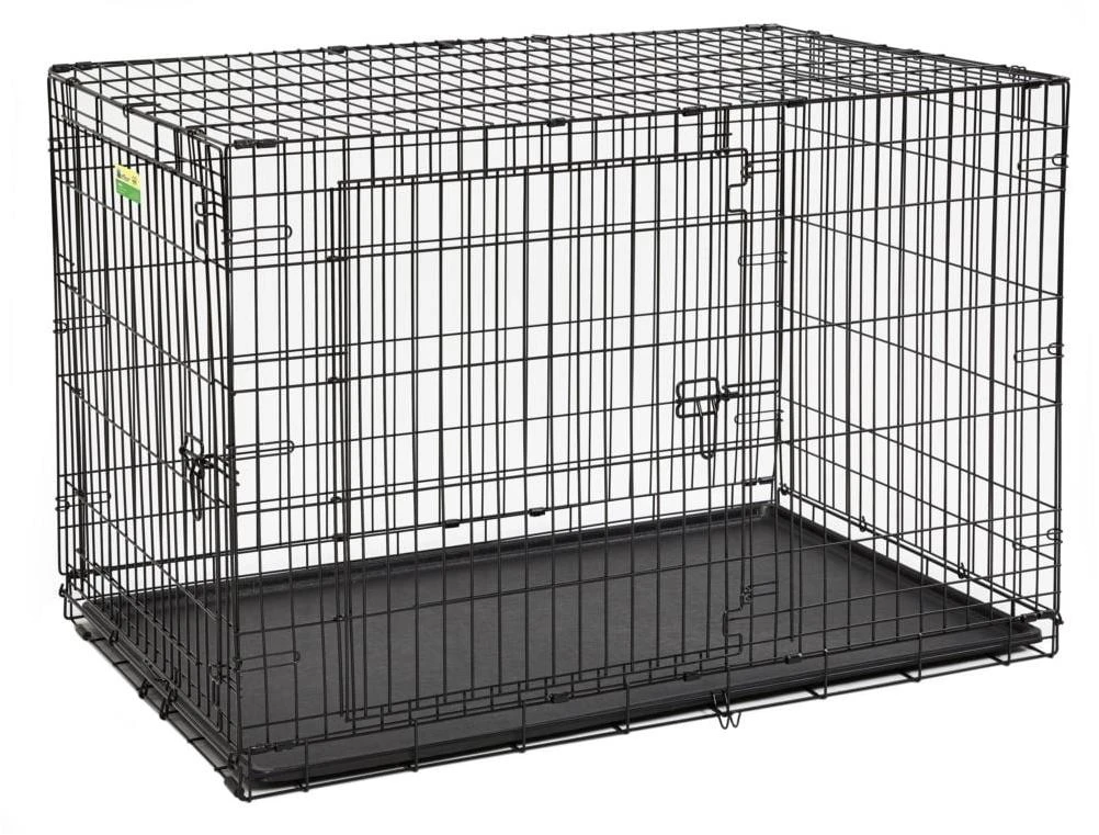 248929 48 In. Pet Expert Double Door Dog Crate