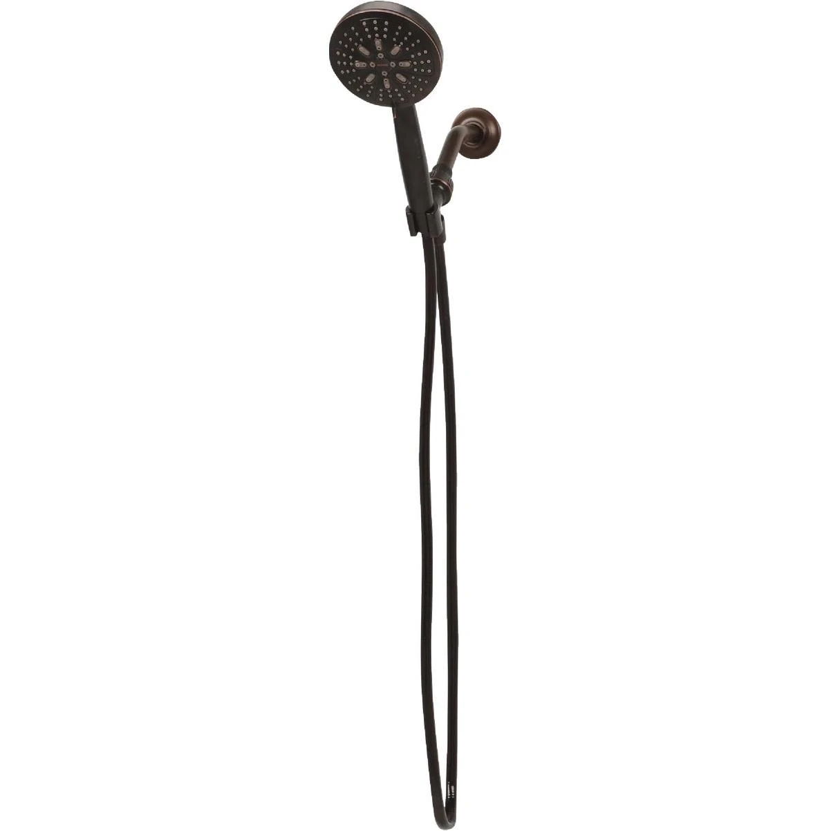 Hydro Energetix 7-spray Wall Mount Handheld Shower Head, Matte Black