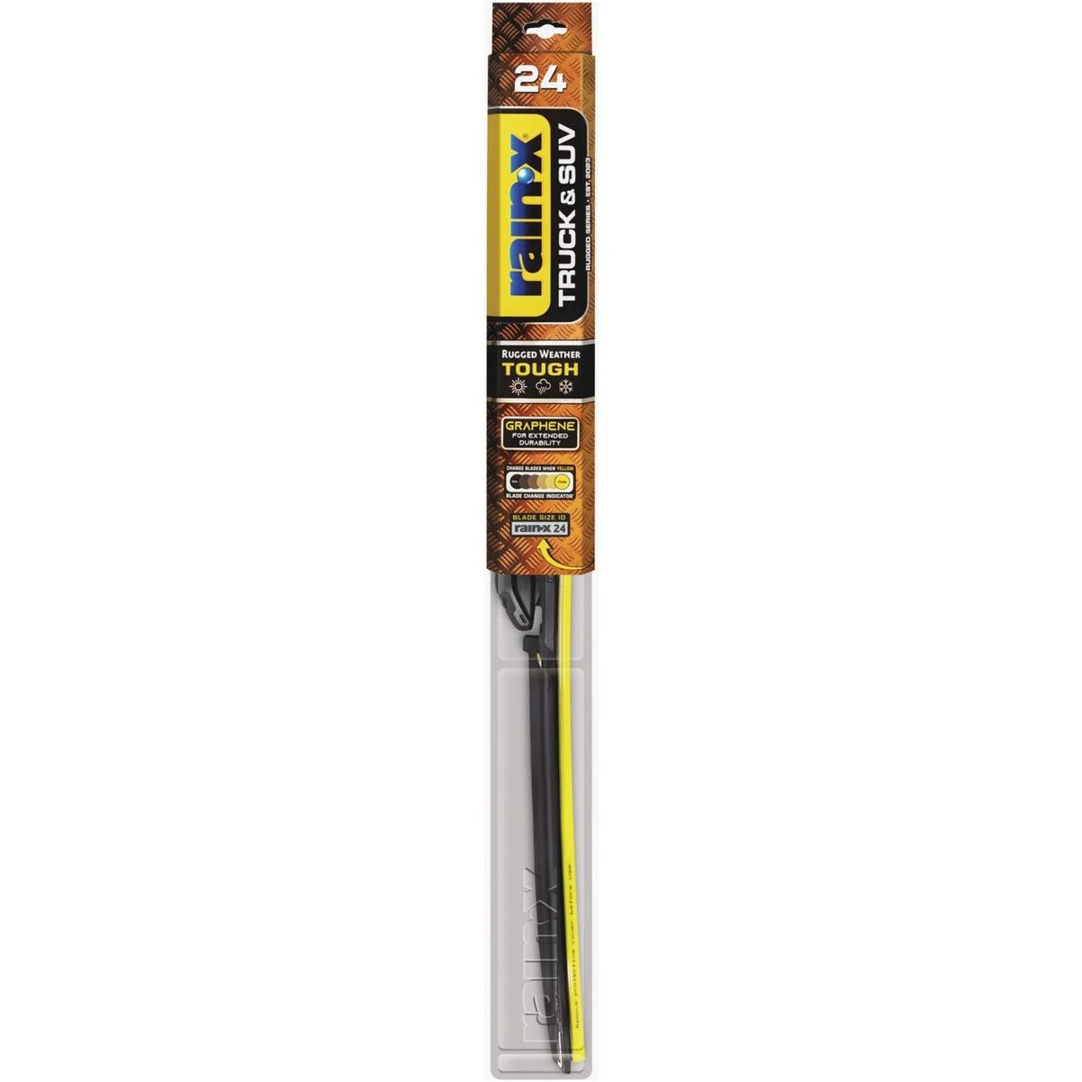 Rain‑x 24‑inch Beam‑style Wiper Blade For Trucks & Suvs – Synthetic Rubber