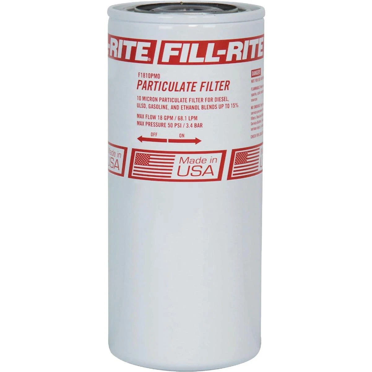 25 Gpm 10 Micron Particulate Spin-on Filter