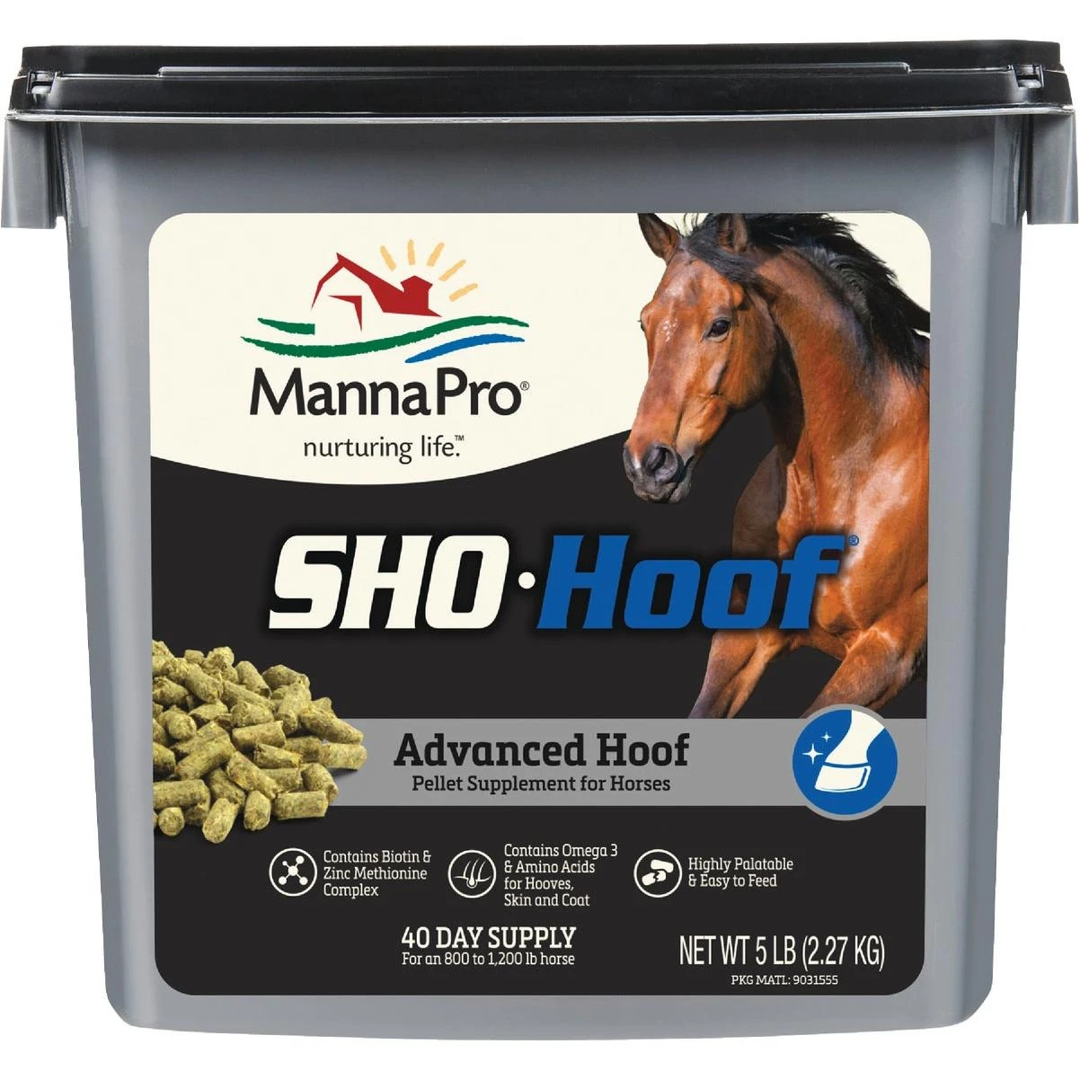 Sho-hoof 5 Lb. Biotin & Zinc Horse Supplement