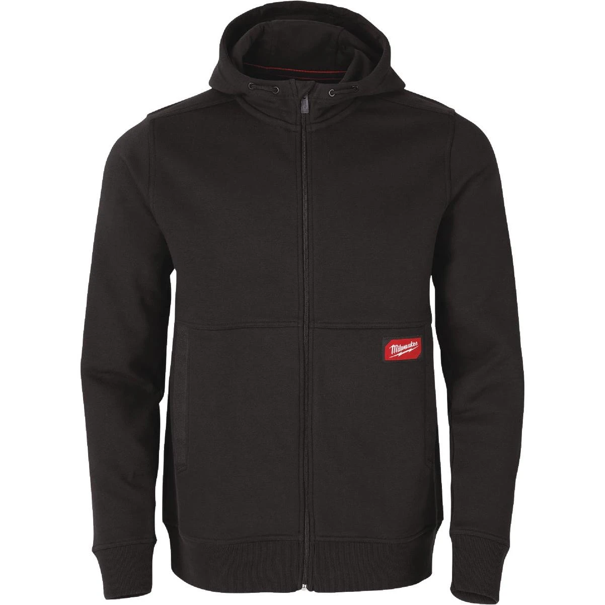 Milwaukee Gridiron Men's Heavyweight Full‑zip Hoodie – Large Black