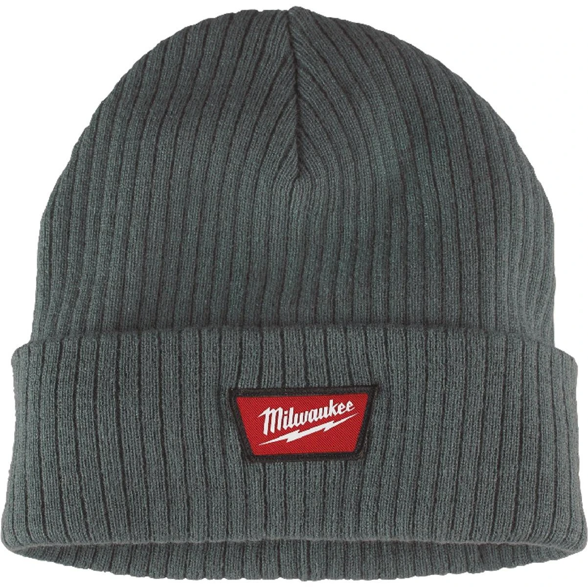 Milwaukee Green Double‑layer Acrylic Cuffed Beanie – Rib‑knit Warm Sock Cap