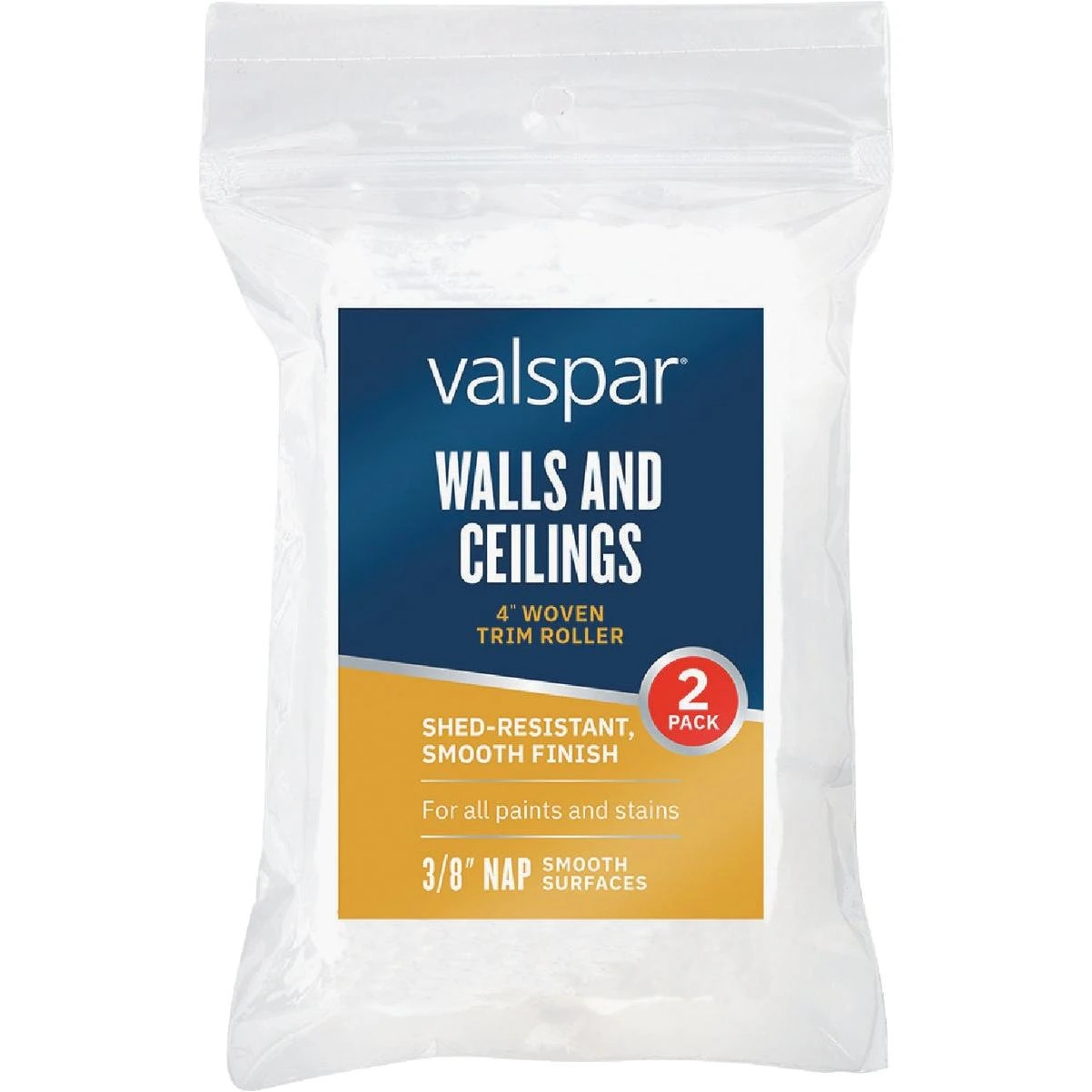 4 In. Woven Walls And Ceiling Roller (2-pack)