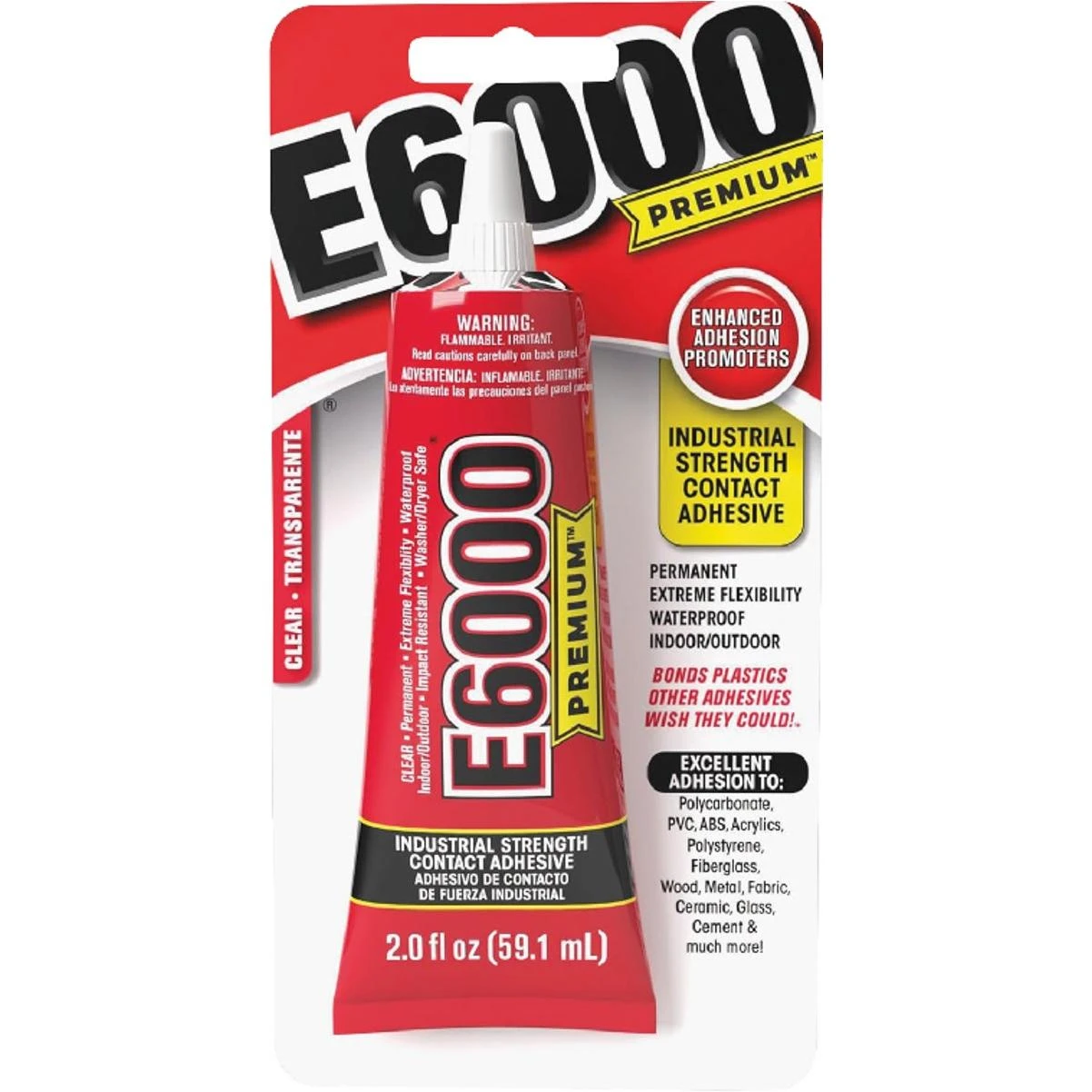 Premium Clear Adhesive – 2 oz Bottle With Precision Nozzle Tip