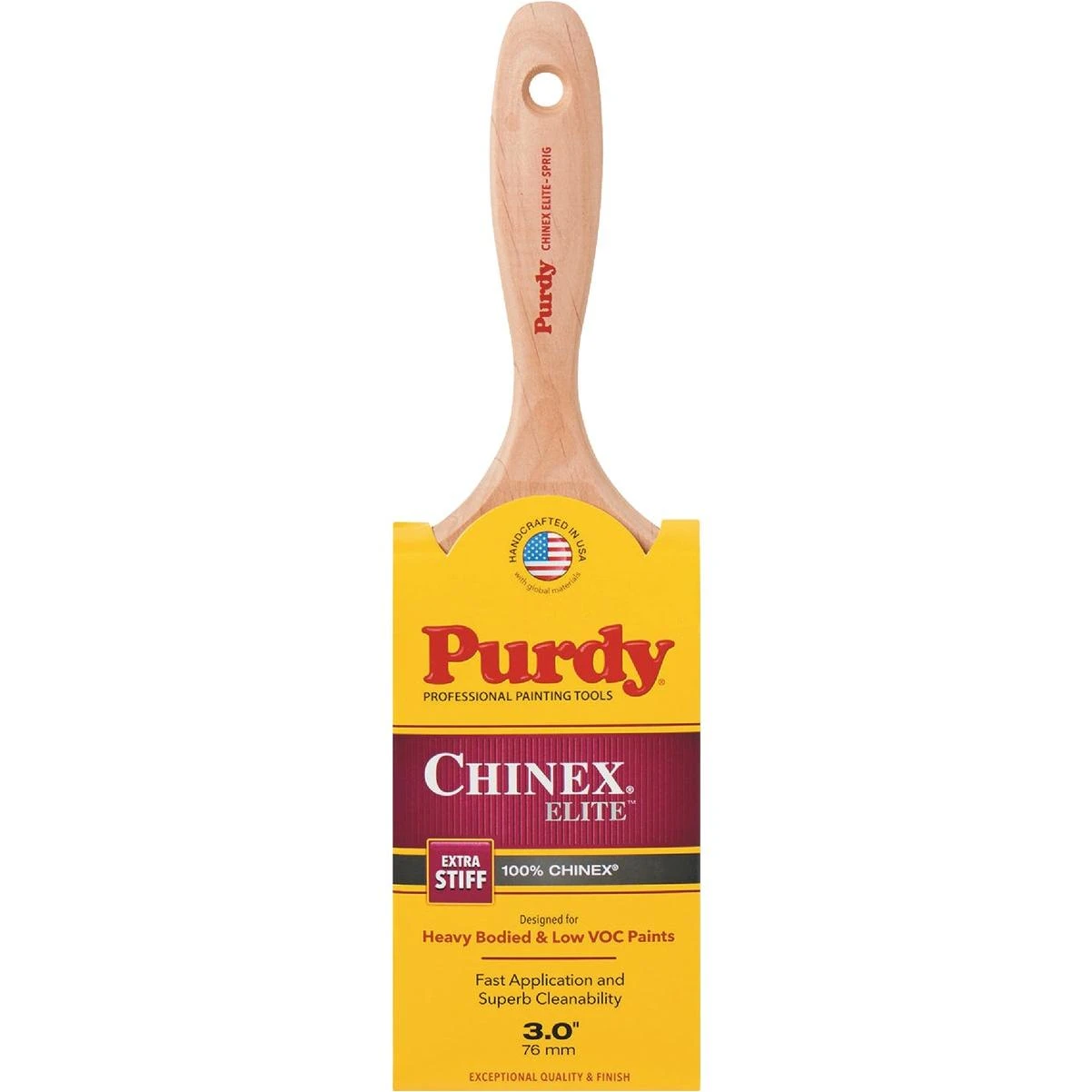 3 In. Chinex Elite Sprig Paint Brush