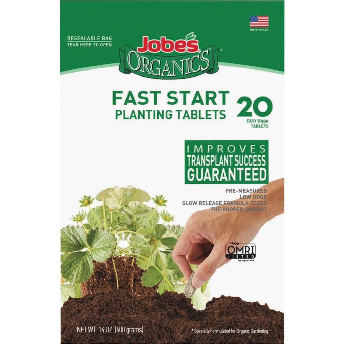 Organics Fast Start Planting Tablets (20-pack)