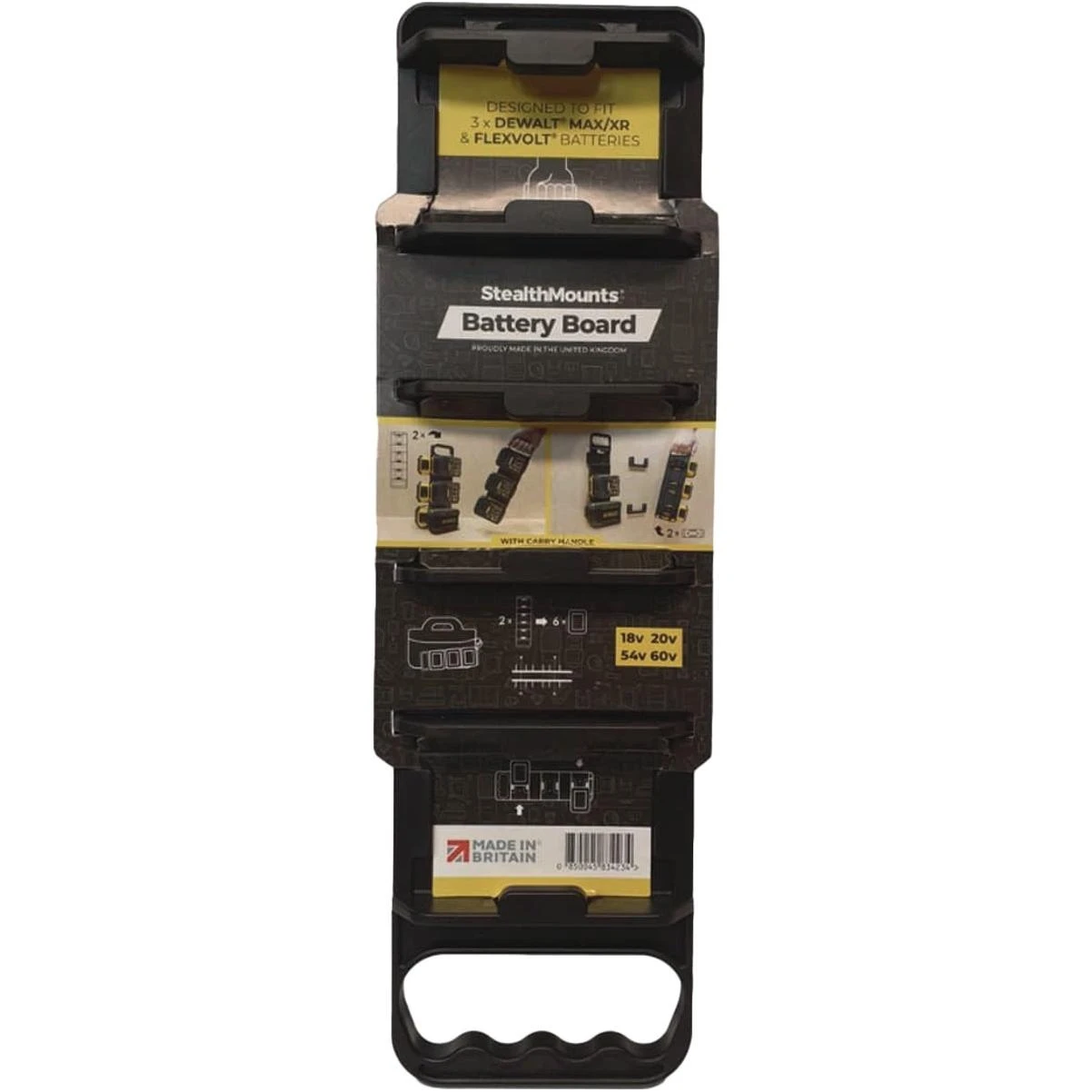 Battery Board With Handle For Dewalt 20v/60v Max Batteries
