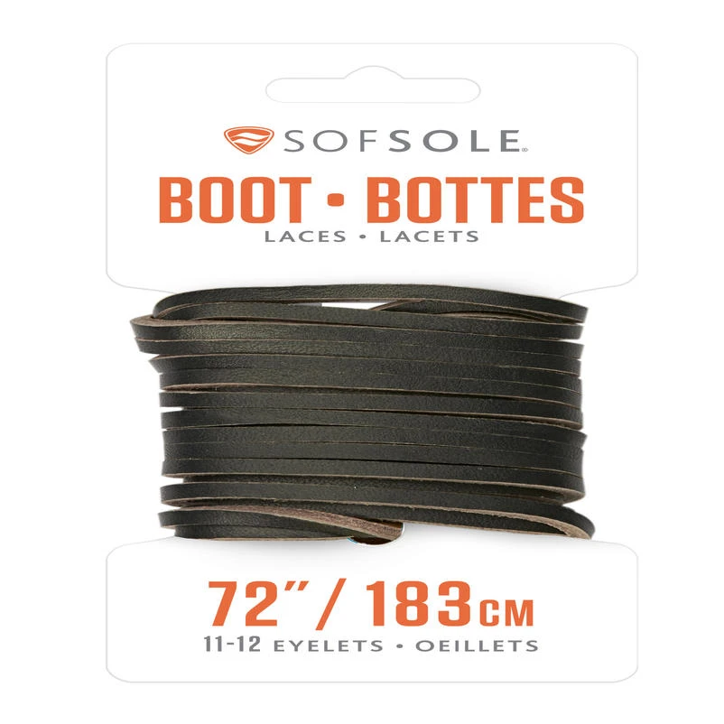 Sof Sole 72‑inch Natural Boot Laces – Durable Shoe Lacing Solution