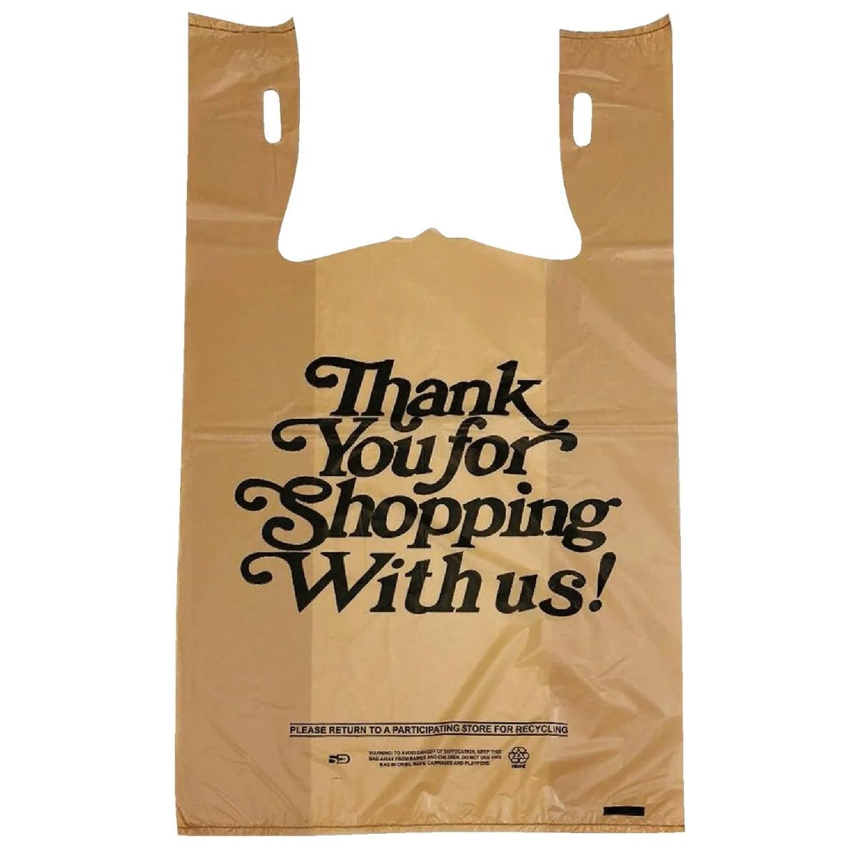 Heavy-duty Plastic T-shirt Bag (600-pack)