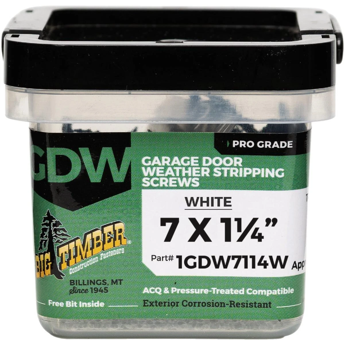 #7 X 1-1/4 In. Star Drive Weather Stripping White Wood Screw (1 Lb.)