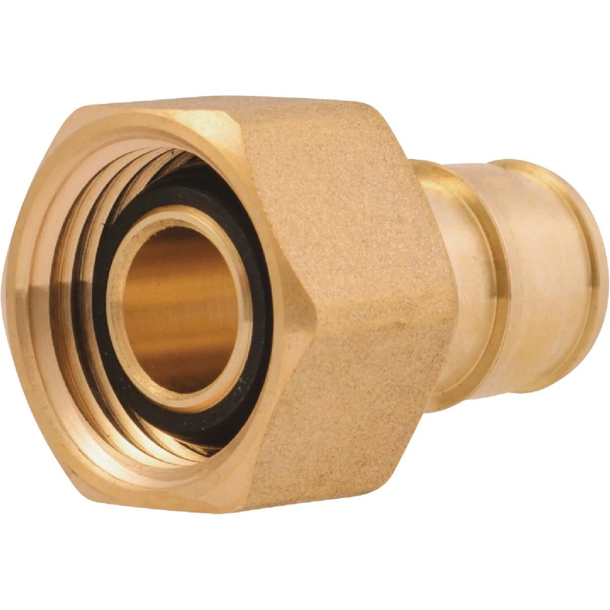 Pex-a Brass 1/2 In. X 1/2 In. Fnpt Swivel Adapter
