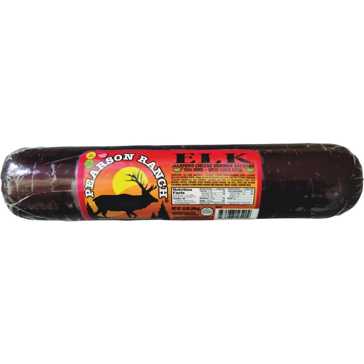 10 Oz. Elk Jalapeno Cheese Summer Sausage