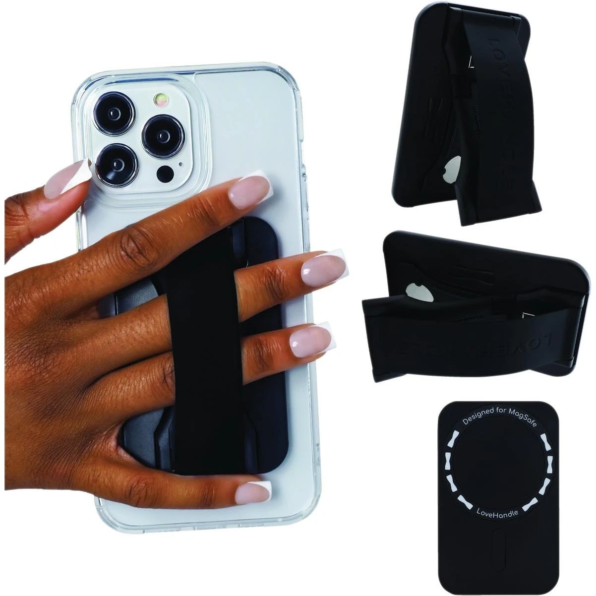 Pro For Magsafe Black Phone Grip