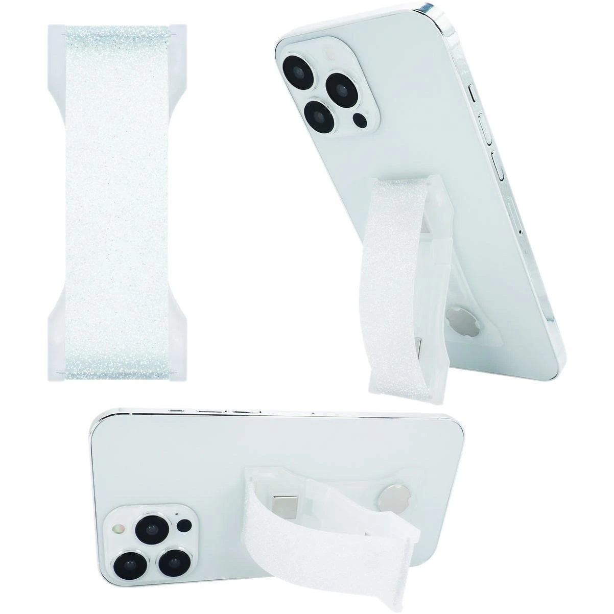 Pro Crystal Clear Glitter Magnetic Phone Grip