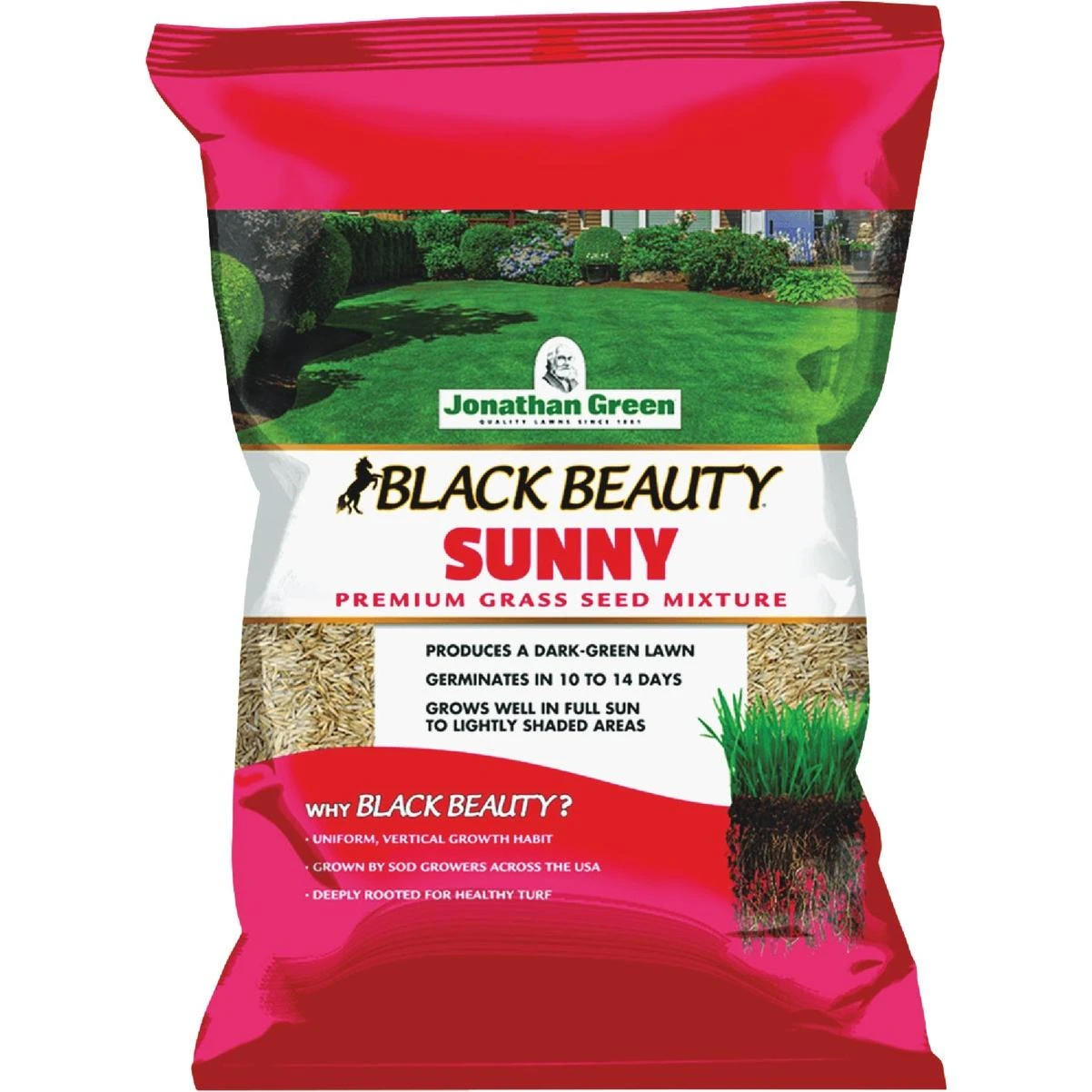 Black Beauty 25 Lb. 10,625 Sq. Ft. Coverage Full Sun Grass Seed