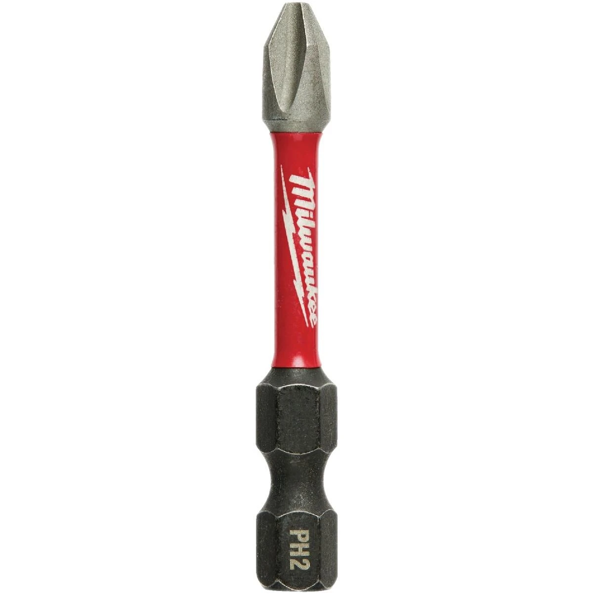 Milwaukee Shockwave 2‑inch #2 Phillips Impact Driver Bit – Alloy Steel (48‑32‑4962)