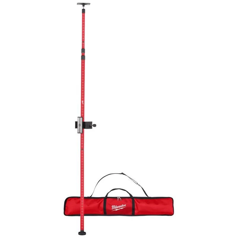 4.9‑foot Red Telescoping Laser Pole – Precision Alignment Tool