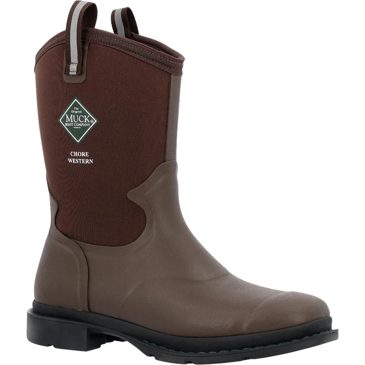 Men's 7 Dark Brown Chore Western Mid Boot