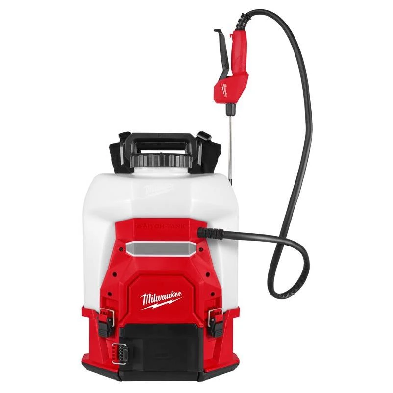 M18 Cordless 4‑gal Backpack Sprayer Kit – Hdpe & Stainless Steel, Dual‑cone Nozzle, 48‑in Hose