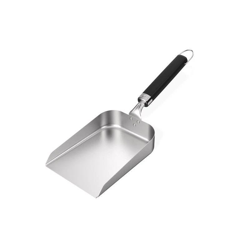 Silver Griddle Scoop – Heavy‑duty Stainless Steel Flipper For Outdoor Grilling