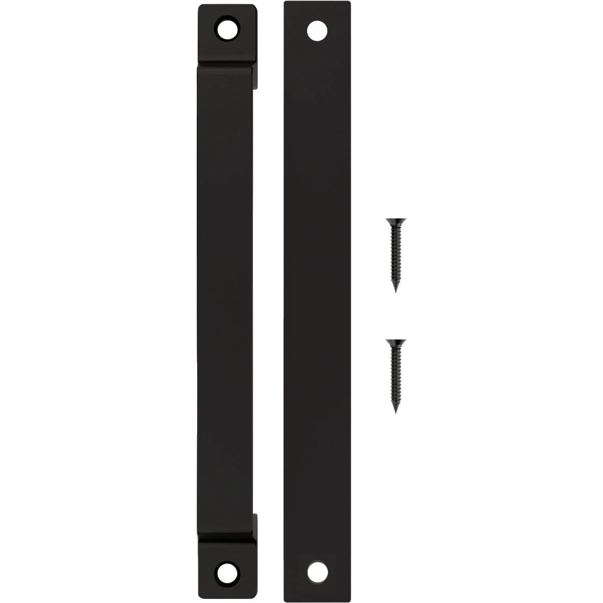 10 In. Black Modern Gate Pull